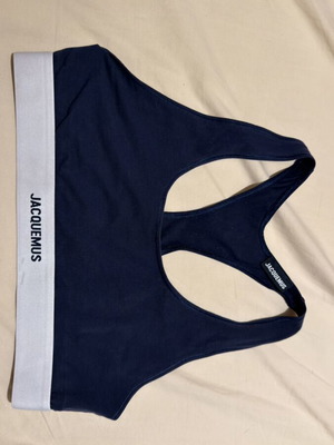 Jacquemus bustier small blue like new, sold out