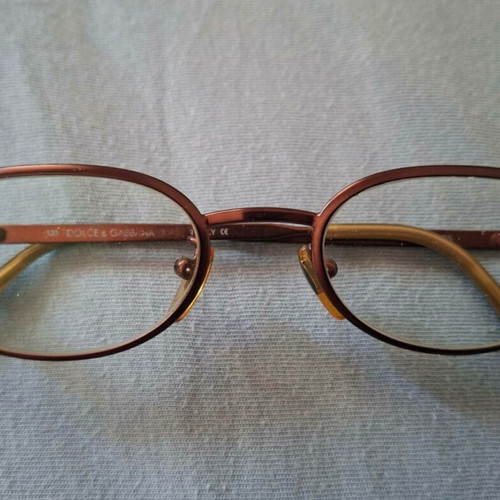 Dolce & Gabbana Glasses Frame like new with case, black and brown