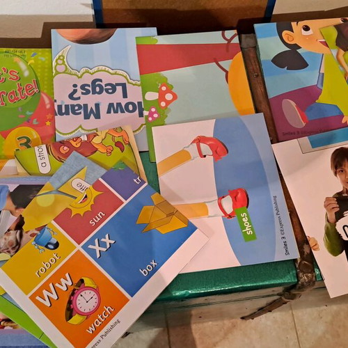 Learning image posters and CD pack used