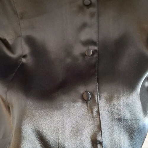 More&More satin shirt black, like new, size 42
