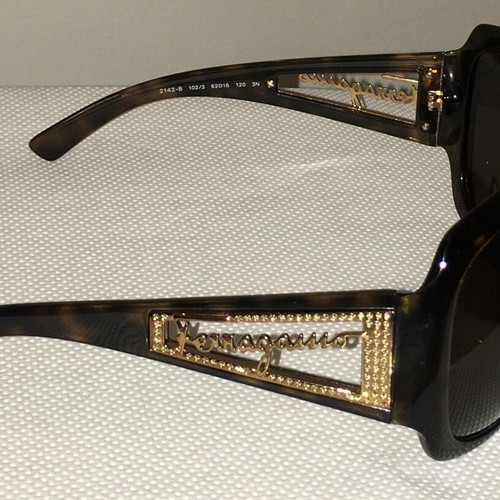 Salvatore Ferragamo Vintage Sunglasses 2142-B Brown Like New