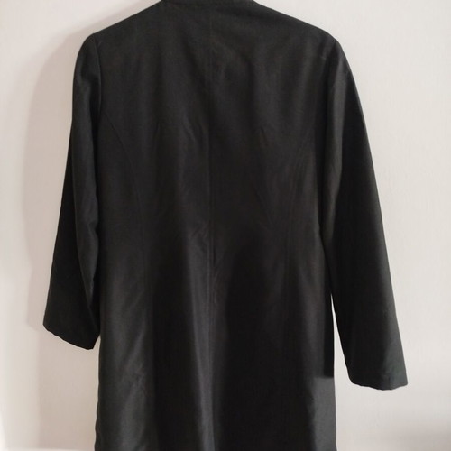 Women's black lightweight coat, casual classic style