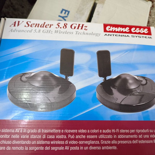 AV Sender 5.8 GHz used image, audio and remote control transmitter