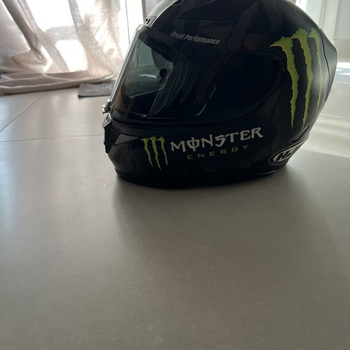 HJC Monster Military Camo helmet used, size S