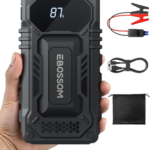 Jump Starter Car Battery 10000mAh 12V with Power Cables new
