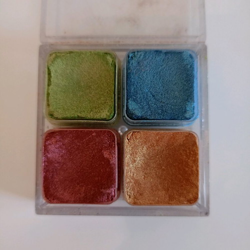 Body Shop eyeshadows used