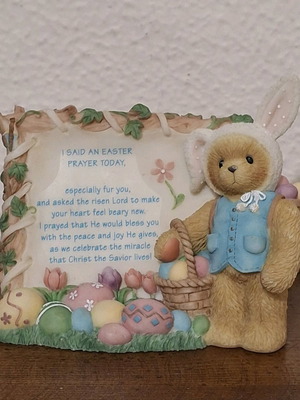 Vintage Cherished Teddies Enesco Easter decoration 1999 like new