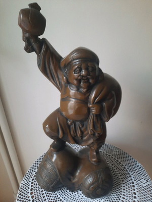 Iron peasant figure used