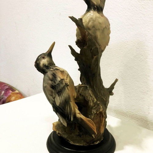 Porcelain decorative item used with signature