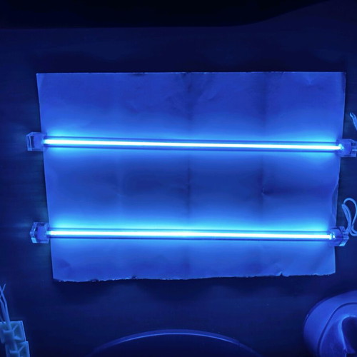 Neon lighting kit for desktop, green twin lamp
