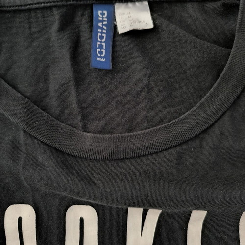H&M men's T-shirt set, Brooklyn print medium & plain cypress large