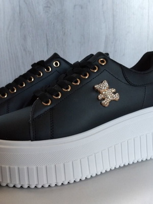 Women's high-top sneakers, black, size 39