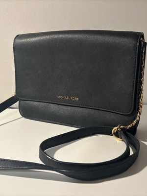 Michael Kors black crossbody bag like new