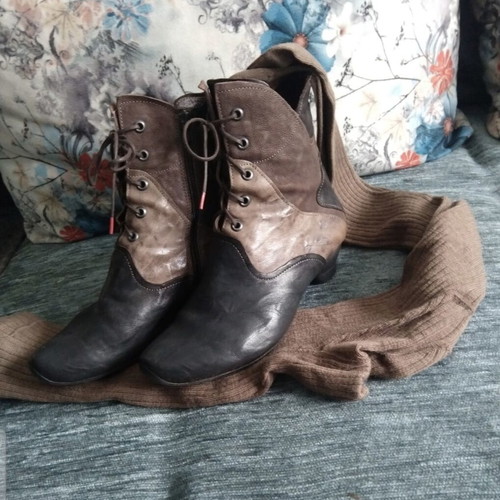 Think! women's leather ankle boots, size 36.5-37
