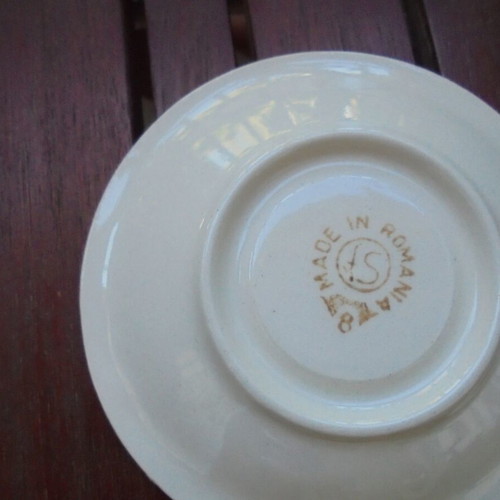 Vintage coffee cup like new, made in Romania