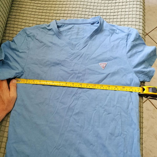 Guess men's t-shirt turquoise like new, size L