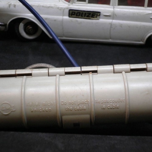 Antique Mercedes police toy car used, GAMA