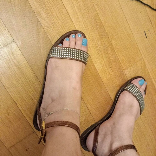 Feng Shoe sandals like new, beige and brown, size 38