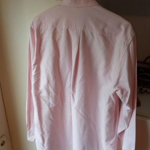 Peters men's solid color shirt like new, size M/L, pink