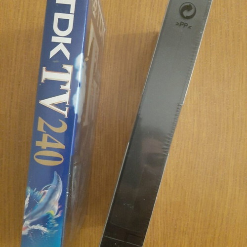 TDK VHS tapes new, pack of 2 x 4 hours