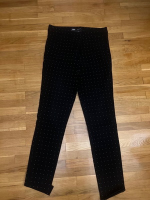 Zara pants used, elastic, black, size S