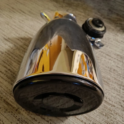 Berghoff stainless steel thermos like new with flow lever lid