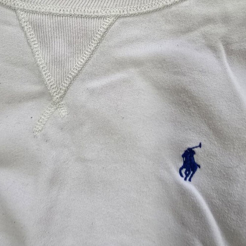 Polo Ralph Lauren hoodie, white, size M