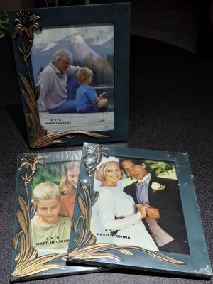 Vintage photo frames set of 3 8x10 art nouveau style
