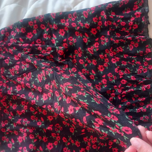 Two short summer skirts like new, floral design, size M