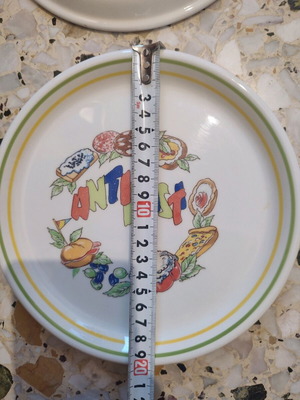 Πιάτα antipasti vintage μεταχειρισμένα, πακέτο 6 μικρά