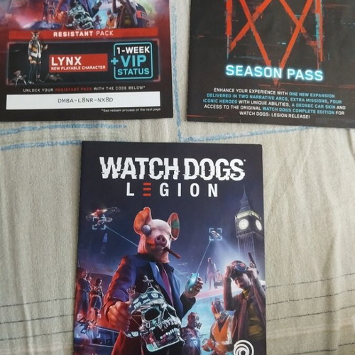 Watch Dogs Legion manual good condition