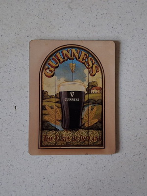 Μαγνητάκι μεταλλικό Guinness μεταχειρισμένο, The Taste of Ireland 8x6 εκ