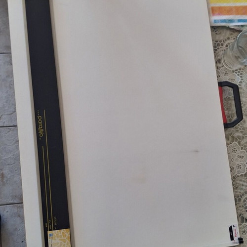 Drawing board parallilo with parallelogram and freehand board, like new, carrying case and bonus case