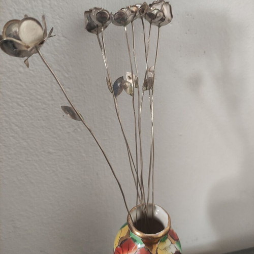 Silver Bouquet 925 Roses New