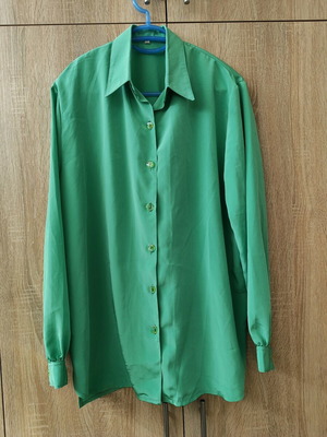 Women's shirt used, size L, green
