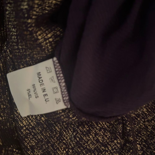 Madlen sleeveless top like new, purple and gold, size S