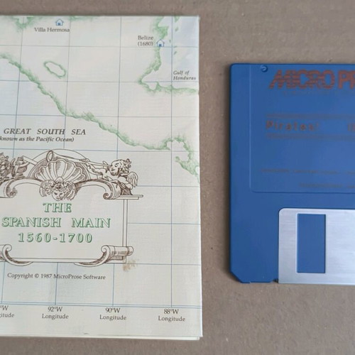 Pirates used PC game MicroProse without manual