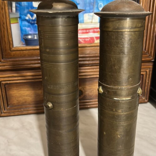Turkish coffee grinders used, set of three