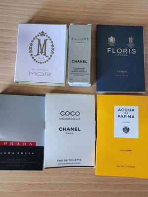 Σετ δείγματα Chanel, Floris, Acqua di Parma καινούργια, γνήσια