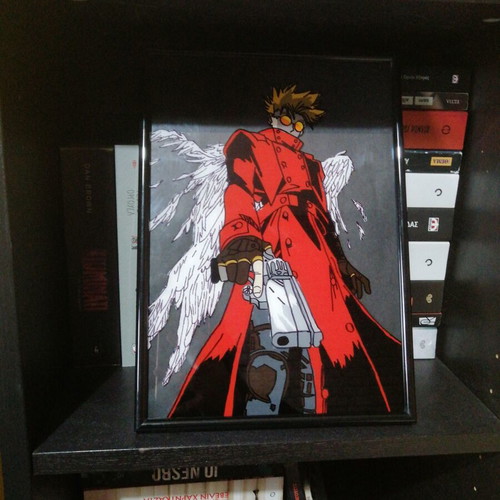 Anime frame new with Vash from Trigun in A4 size