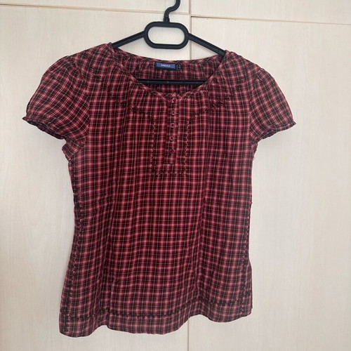 Mexx women's blouse like new, size M, black and red