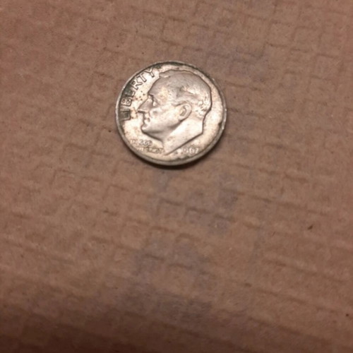 USA One Dime 1967 coin used