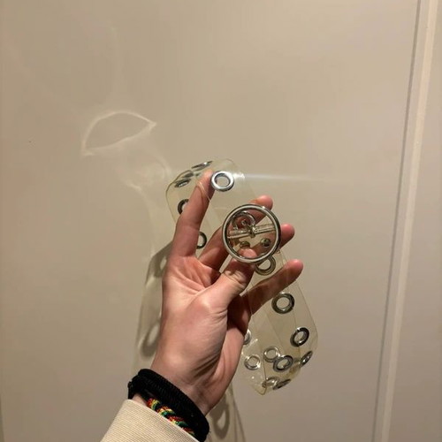 Women's transparent belt 90cm like new (BERSHKA)