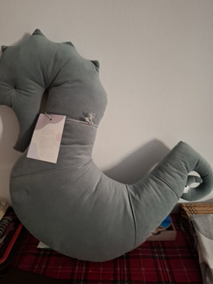 Nursing pillow from Kadaro velvet, new, multipurpose