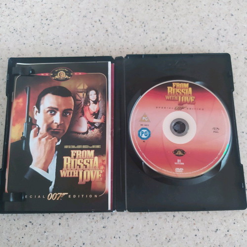 James Bond DVD collection with Sean Connery used, 6 films with English subtitles