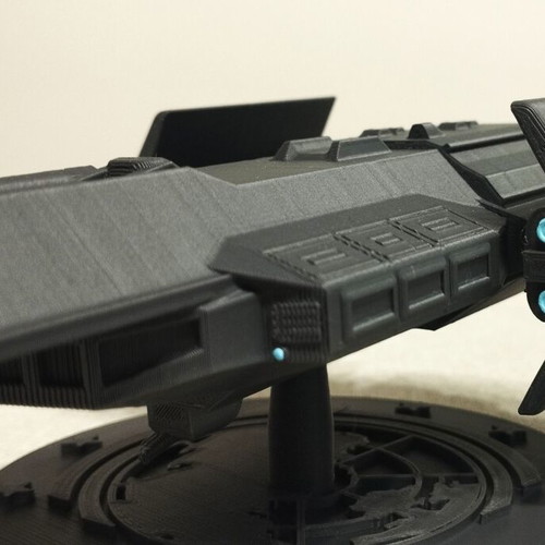 Helldivers Ses Liberty Class Destroyer 3D printed figure 20 cm hand painted new