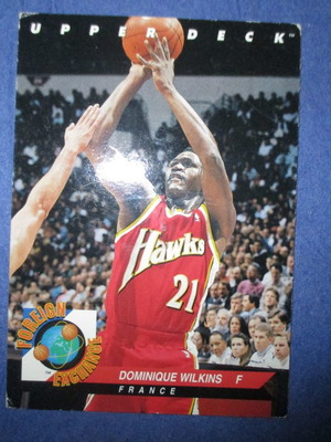 Κάρτα Upper Deck 92-93 NBA Foreign Exchange Dominique Wilkins μεταχειρισμένη