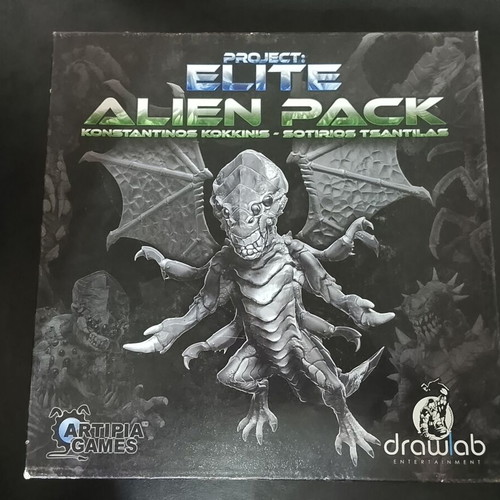 Project Elite Alien Pack expansion pack used with 39 miniatures and tokens