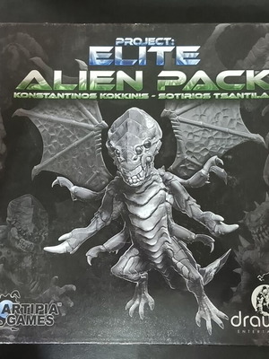 Project Elite Alien Pack expansion pack used with 39 miniatures and tokens