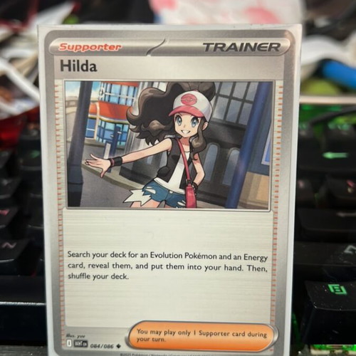 Hilda White Flare Pokemon card new
